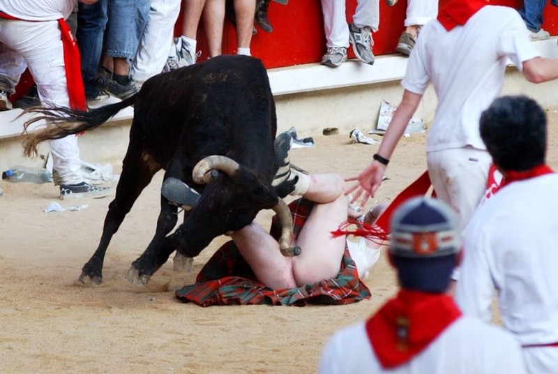 西班牙奔牛节